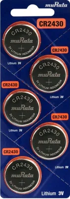 Zdjęcie produktu dla 5 x bateria litowa mini Murata CR2430