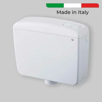 Immagine prodotto di Cassetta A Zaino 'Plus 2' Doppio Scarico Bianca