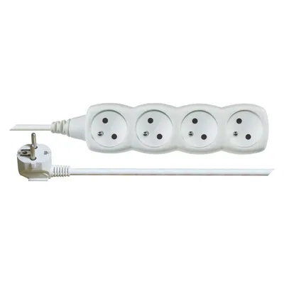 Obrázok produktu pre Emos 1902040300, Základný, Biela, 4 AC zásuvky/AC zásuviek, 3 m, 250 V, 10 A