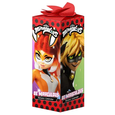Produktbild von Miraculous - Adventskalender „Be Miraculous" für Kinder, Weihnachtskalender gefüllt mit Beauty-Überraschungen und Haar-Accessoires
