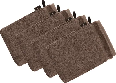Produktbild von 4er Pack Waschhandschuh Pure von der Marke Vossen 22 x 16 cm