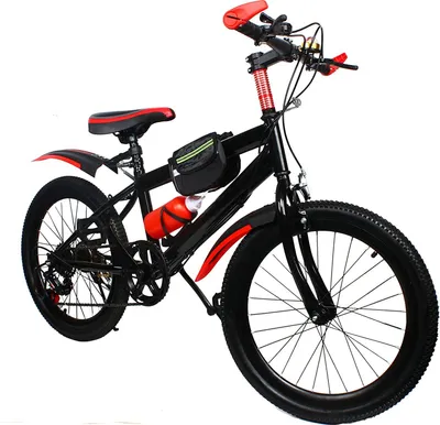 Produktbild von Kinderfahrrad Mountainbike 20 Zoll City Fahrrad Jungenfahrrad Citybike Cityrad Cityfahrrad Rad Bike Doppelscheibenbremse Tragfähigkeit 85kg Unisex Rot