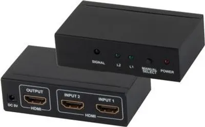 Produktbild von HDMI Switch, 2x IN 1x OUT, 4K2K, 3D, VER1.4