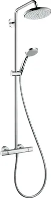 Immagine prodotto di hansgrohe Showerpipe Croma 220 Doccia cromata con termostato, 1 pz.