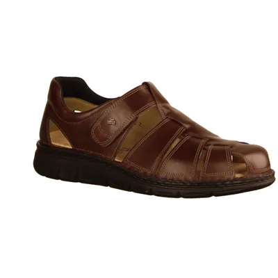 Produktbild von Finn Comfort Copan-Soft Schoko, Herrenschuhe, geflochtener Slipper, Leder, NEU - Herrenschuhe Sandale / Pantolette, Braun, leder (carapon)