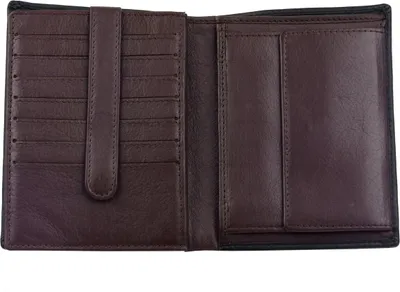 Produktbild von Geldbörse Portemonnaie Geldtasche Langbörse Damen Herren Mehrfarbig Leder Bicolor