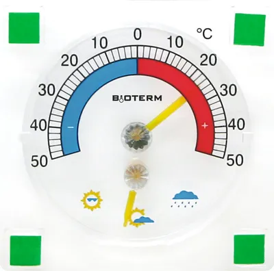 Image de Thermomètre bimétallique d'extérieur + hygromètre - 024800