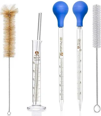 Obrázek produktu pro 5 ml, 10 ml skleněná pipeta, laboratorní odměrná baňka