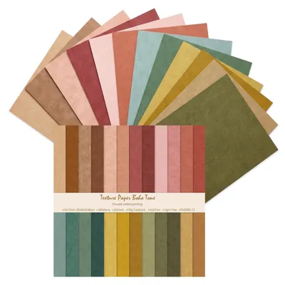 Productafbeelding van Set van 24 Dubbelzijdig Vintage Scrapbookpapier