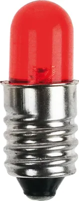 Produktbild von Leuchtdiode rot E10 Fassung (8mm)