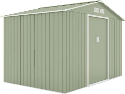 Produktbild von HATTORO S200 Gerätehaus Metall Gartenhaus Metallgartenhaus Geräte-Schuppen Grün