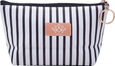 Produktbild von Melady Kulturtasche Damen 21x12 cm Weiß Schwarz Polyester Rechteckig
