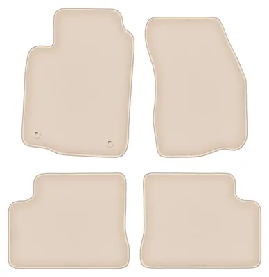 Produktbild von DURBAN Beige Velours-Fußmatten-Set für Mitsubishi Colt V/CJO Schrägheck (1996-2003)