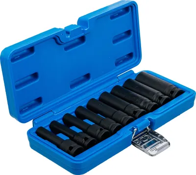 Immagine prodotto di BGS Set di chiavi a bussola con profilo a E con attacco quadro 12,5 mm (1/2") SW E10 - E24 9 pezzi - 5204