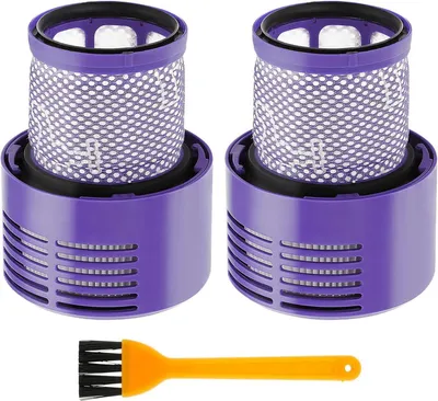 Produktbild von Ersatzfilter für Dyson V10 Cyclone Series, Absolute, Animal, Total Clean, Motörhead, SV12, Ersetzen Sie Teil #969082-01, Waschbare und wiederverwendbare kabellose Staubsauger