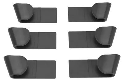Produktbild von 6 Stück Haushalt PunchFree Wandmontage Topfdeckel Lagerregal Halter Küchenutensilien