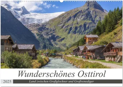 Produktbild von Wunderschönes Osttirol (Wandkalender 2025 DIN A2 quer), CALVENDO Monatskalender
