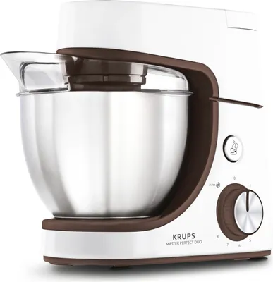 Produktbild von Krups KA51K1, 4,6 l, Braun, Weiß, Tasten, Drehregler, 1,8 kg, 0,8 kg, Edelstahl