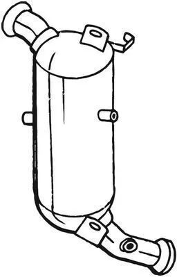 Produktbild von BOSAL 095-317 Dieselpartikelfilter DPF Rußpartikelfilter passend für MERCEDES-BENZ C-Klasse Limousine (W204) Euro 4 Abgasanlage Diesel