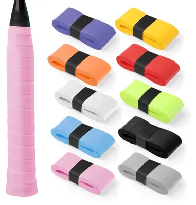 Productafbeelding van Grip tape Racketband Racketgrip voor tennis - Set van 10 - Antislip - 110 cm - Zelfklevend