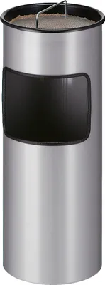 Produktbild von Ascher-Papierkorb, 30 Liter - Aluminium Grau