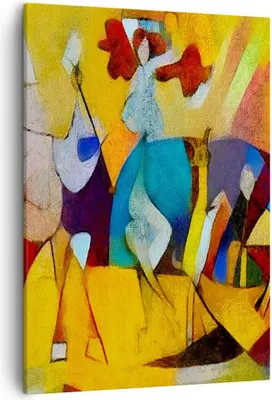Produktbild von Bild auf Leinwand - Leinwandbild - Einteilig - Abstraktion modern - 50x70cm - Wand Bild - Wanddeko - Wandbilder - Leinwanddruck - Wanddekoration - Leinwand bilder - Wandbild - PA50x70-3455