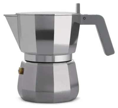 Produktbild von Alessi Moka Espresso Coffee Maker – 3 Cups – Silver