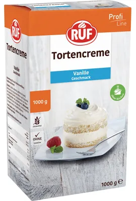 Produktbild von RUF Tortencreme Vanille-Geschmack (1 kg)