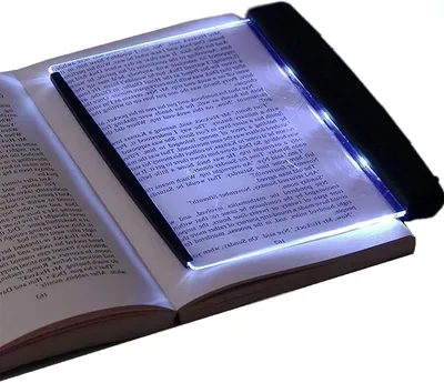 Image de Lampe de lecture - Lampe pour livres - Lecture au lit - Éclairage plat - 105 grammes - Noir