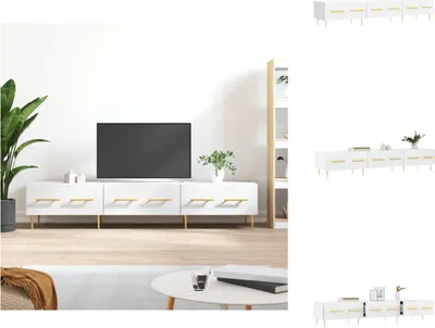 Produktbild von vidaXL TV-Schrank Weiß 150x36x30 cm Holzwerkstoff -  TV-Möbel