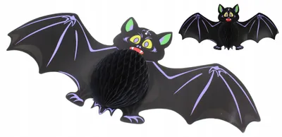 Image de Gacek Décoration Chauve-souris Halloween 60 cm
