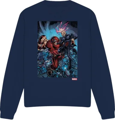 Obrázok produktu pre Marvel - Mikina "X-Men Destroy" pre mužov/dámy Uni TV3756 (S) (námornícka modrá)