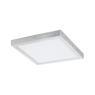 Image de Plafonnier LED Fueva 1 40 x 40cm 4000K couleur argent Eglo 97269