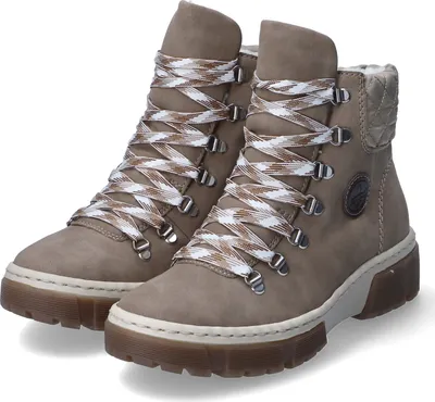 Produktbild von Rieker Winterstiefeletten Damen Kunstleder Beige Größe: 42