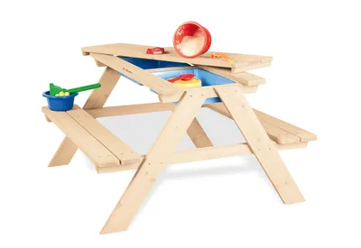 Produktbild von Kindersitzgarnitur 'Matsch-Nicki für 4', natur