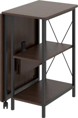 Obrázek produktu pro Maclean MC-411 B skládací stůl 107x45x75cm, s deskou, barva tmavý ořech