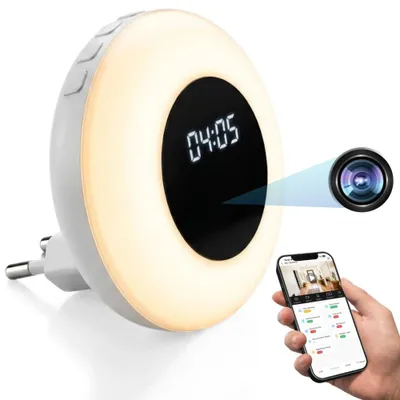 Immagine prodotto di Mini Telecamera iUni IP71, Wi-Fi, Full HD, Visione Notturna, Visualizzazione Live su telefono, Slot per scheda