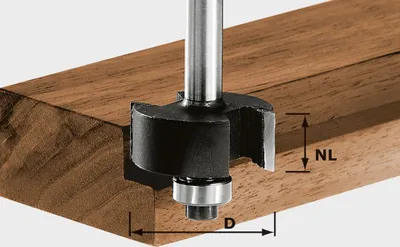 Image de Festool Fraises à feuillurer HW S8 D31,7/NL 12,7