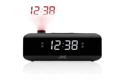 Image de JVC Radio-réveil RA-E211B noir (RA-E211B)
