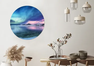 Produktbild von MuchoWow® - Tapetenkreis - Wandbild rund - Schlafzimmerdekoration - Wanddeko - runde Tapete - Kunst für zu Hause