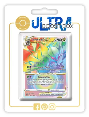 Pokémon-Kartenbox: 10 französische Karten, Giratina VSTAR