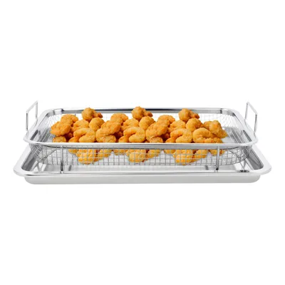 Produktbild von Grillkorb mit Blech Silber für den Backofen, Backofen-Backkorb