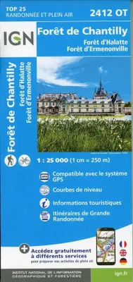 Obrázek produktu pro 2412OT Lesy Chantilly, Halatte a Ermenoville