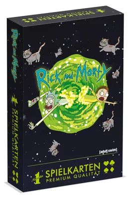 Produktbild von Number 1 Spielkarten Rick and Morty Kartenspiel Karten Spiel Fanartikel