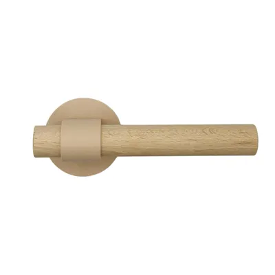 Produktbild von Türklinke Beige 1 Paar Modernes Design Türbeschlag Türgriff Kunststoff (PLA) Inkl. Montagematerial
