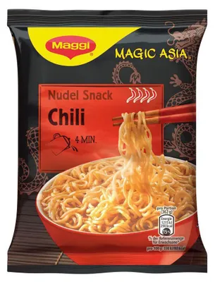 Zdjęcie produktu dla Maggi Magic Asia Instant Snack Chili Nudel Fertiggericht 62g