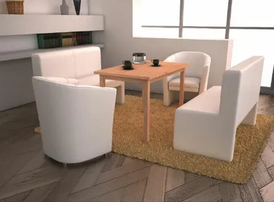 Produktbild von ESSZIMMER GRUPPE SET LEDER GARNITUR BANK SESSEL ESSTISCH Neu