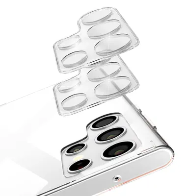 Produktbild von NALIA [2 Stück] Kamera-Schutzglas für Samsung Galaxy S24 Ultra Glas, Klarer Kratzfester 9H Linsen-Schutz für Rückkamera