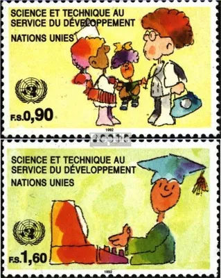 Produktbild von Briefmarken UNO - Genf 1992 Mi 221-222 (kompl.Ausg.) gestempelt Freimarken