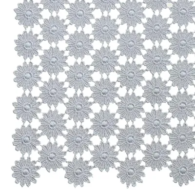 Produktbild von Tischdeckchen FREYA Vollspitze Vintage Polyester grau 30 x 30 cm
